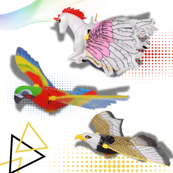 Ceiling Mounted Bird Mimic Cat Toy For Active Play And Exercise