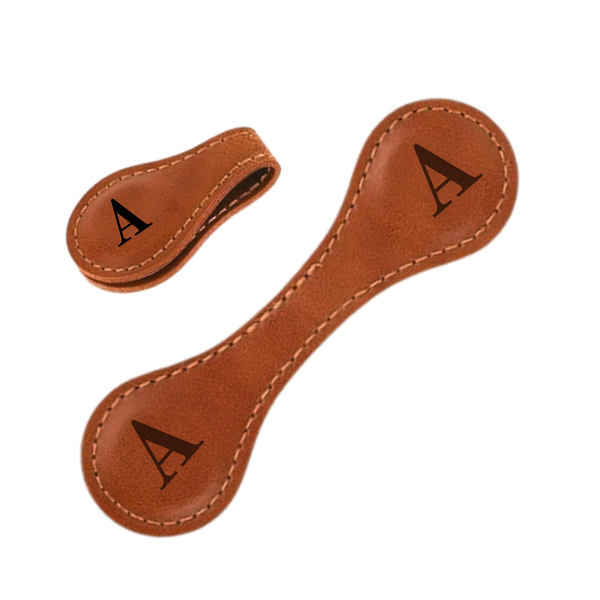Personalized Magnetic Leather Bookmark With Secure Hold