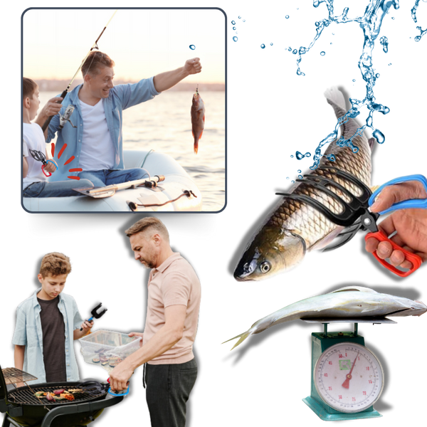 Slip Free Fish Gripper With Ergonomic Handle For Safe Catch