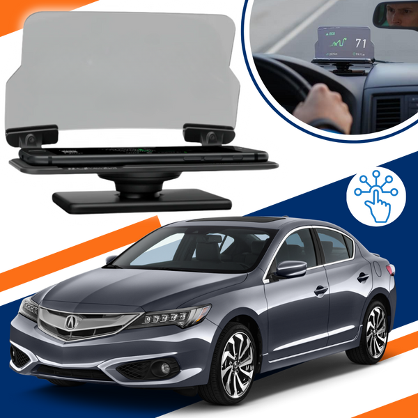 Head Up Display Car Hud With Real Time Navigation And Wireless Charging