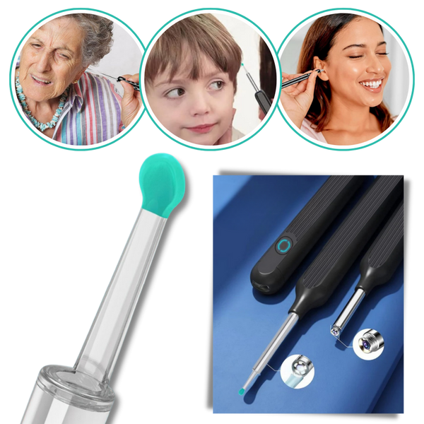 HD Ear Wax Removal Camera With Smart Temperature For Safe Gentle Cleaning