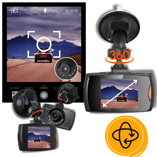 Driving Recorder 1080p With All Day Loop Recording And Night Vision