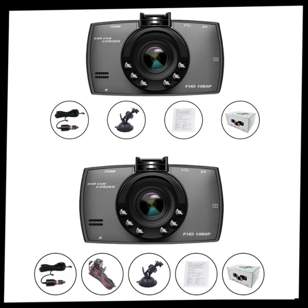 Driving Recorder 1080p With All Day Loop Recording And Night Vision