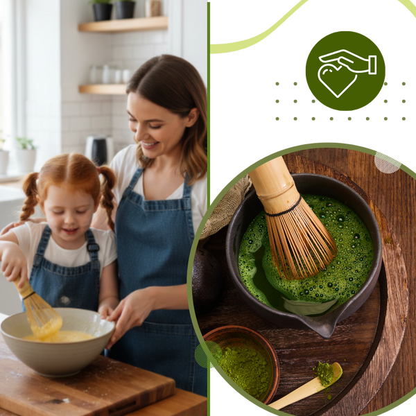 Bamboo Matcha Whisk With 76 Prongs For Silky Smooth Froth