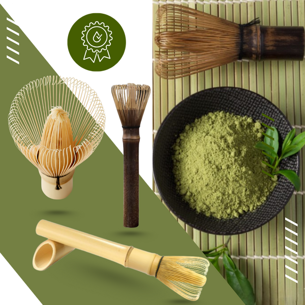 Bamboo Matcha Whisk With 76 Prongs For Silky Smooth Froth