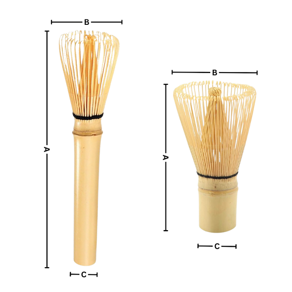 Bamboo Matcha Whisk With 76 Prongs For Silky Smooth Froth