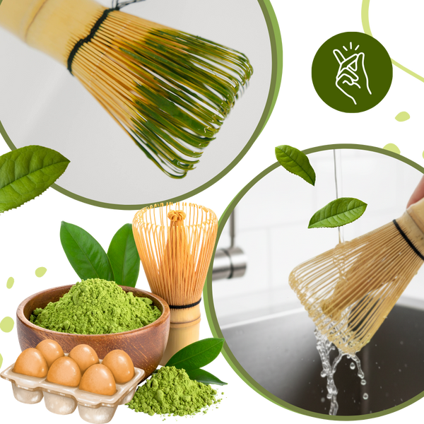 Bamboo Matcha Whisk With 76 Prongs For Silky Smooth Froth