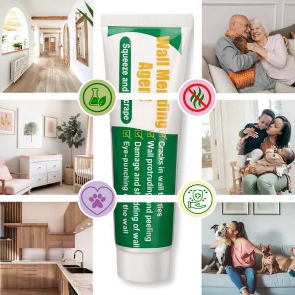Wall Repair Paste Fills Cracks and Holes for a Smooth Quick Dry Finish