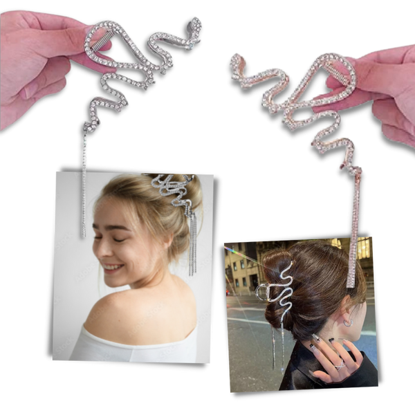 Snake Tassel Hair Claw Clip Elevates Everyday Style with Confidence