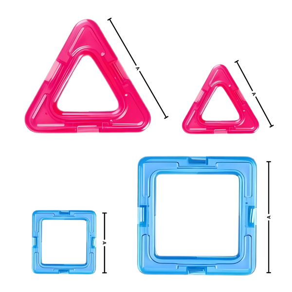 Magnetic Building Blocks for Creative STEM Play and Problem Solving