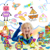 Magnetic Building Blocks for Creative STEM Play and Problem Solving