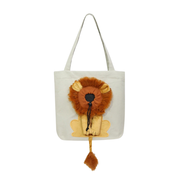 Breathable Lion Cat Carrier For Lightweight Travel Comfort