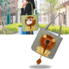 Breathable Lion Cat Carrier For Lightweight Travel Comfort