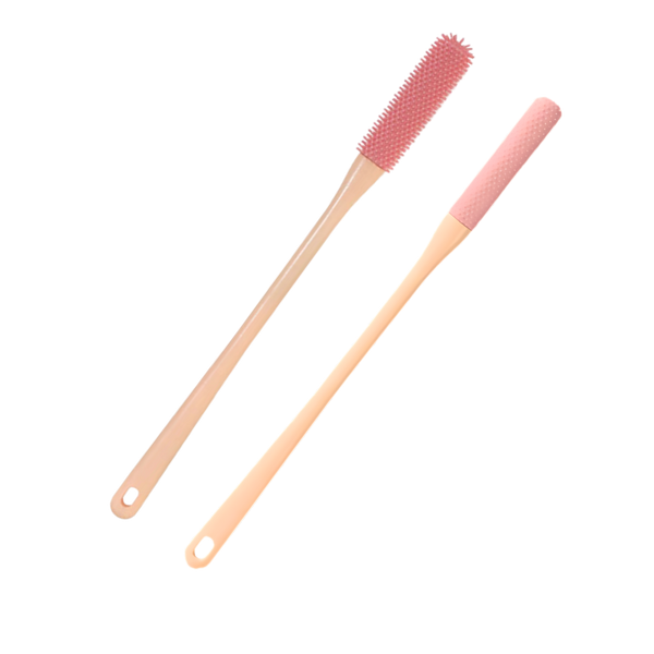 Gentle Bristle Foot Brush For Precise Toe Cleaning Ergonomic Handle