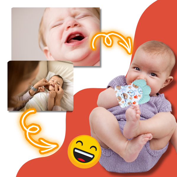 Baby Teething Mitten With BPA Free Silicone for Gentle Relief