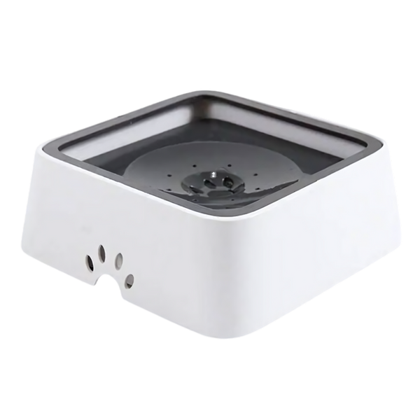Splash Free Dog Water Bowl With Built In Filter For Clean Drinking