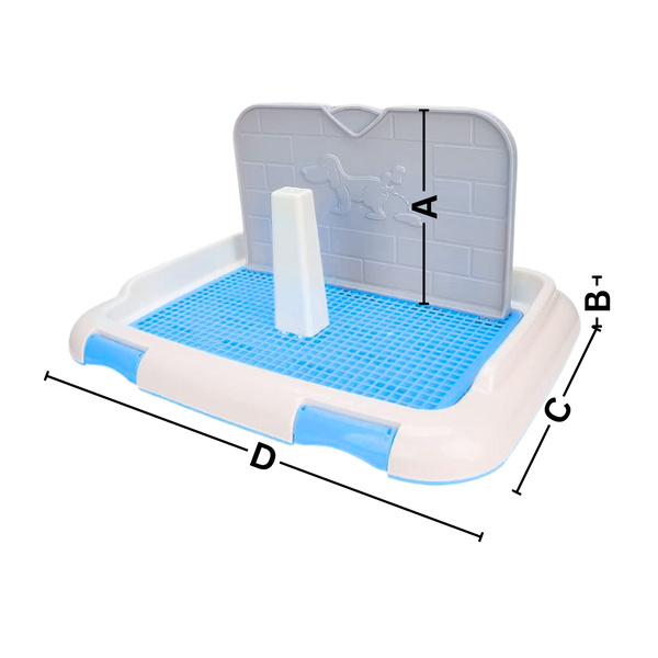 Splashproof Dog Potty Training Pads With Odor Control And Large Coverage