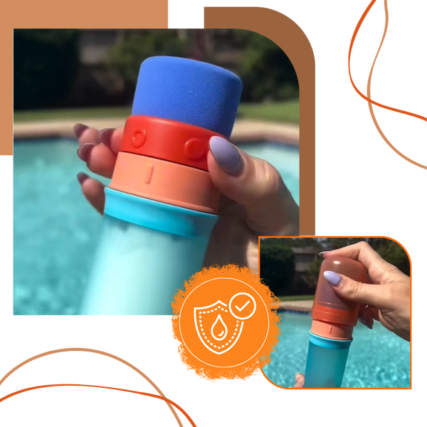 Refillable Soft Tip Sunscreen and Lotion Applicator for Mess Free Use
