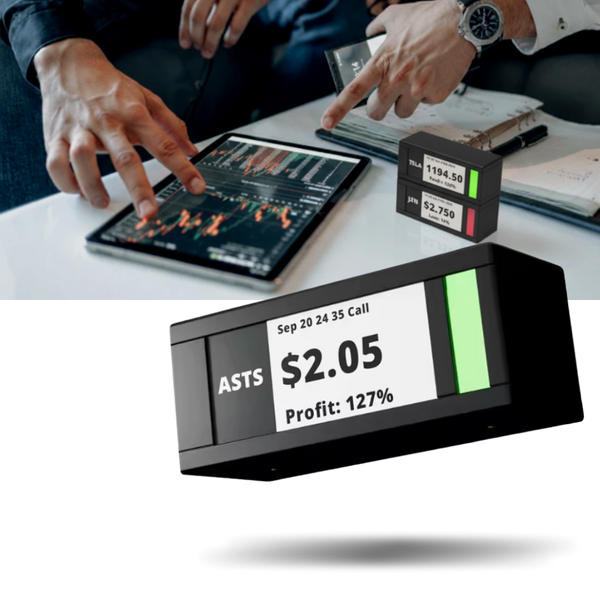 Real Time Crypto Ticker With E Ink Display And Stackable Design