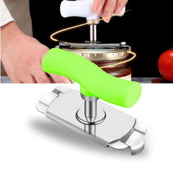 Ergonomic Stainless Steel Jar Opener For Effortless Opening