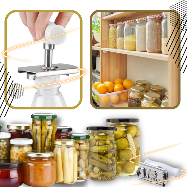 Ergonomic Stainless Steel Jar Opener For Effortless Opening