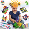 Hyperbolic Magnetic Tiles for STEM Building and Creative Play