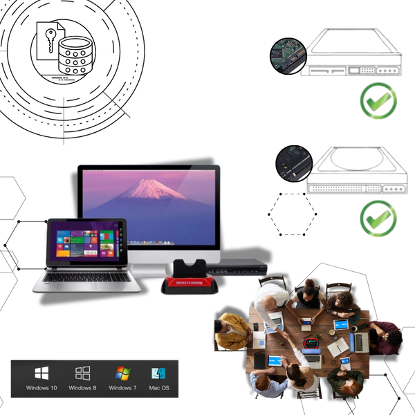 Dual Drive Docking Station for Fast and Seamless Data Access and Transfer
