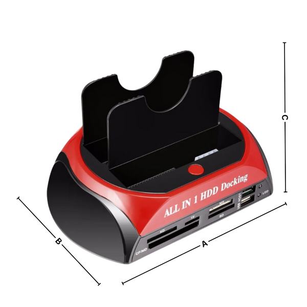 Dual Drive Docking Station for Fast and Seamless Data Access and Transfer