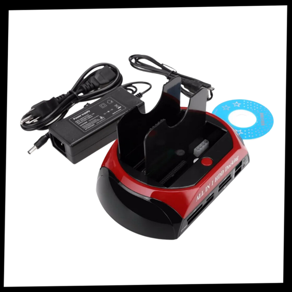 Dual Drive Docking Station for Fast and Seamless Data Access and Transfer