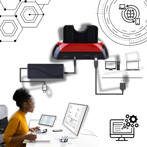 Dual Drive Docking Station for Fast and Seamless Data Access and Transfer