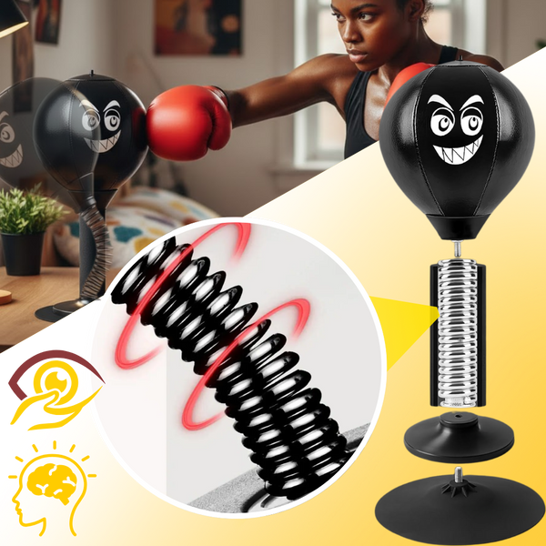 Desk Punch Stress Reliever With High Strength Spring For Focus