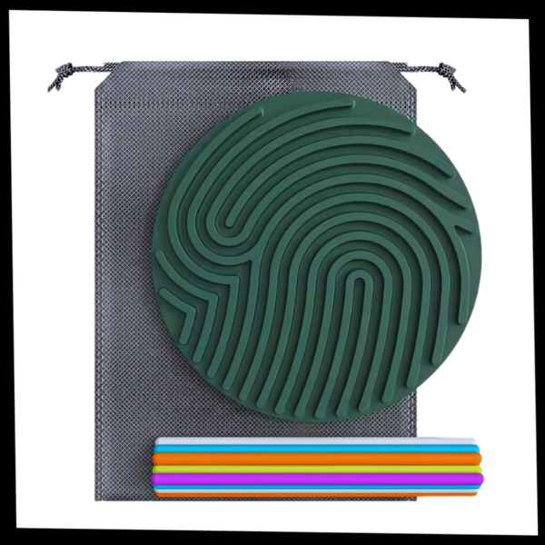 Calming Sensory Activity Board for Portable Stress Relief