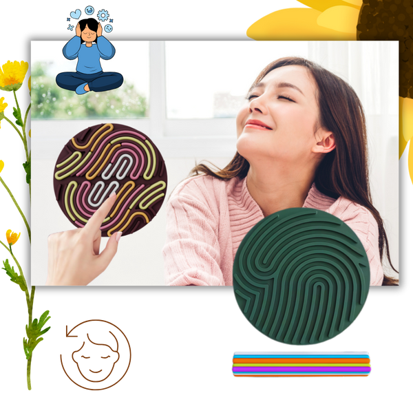 Calming Sensory Activity Board for Portable Stress Relief