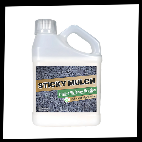 Mulch Stabilizer for Waterproof Bonding and Quick Drying