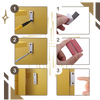Ultra Thin Magnetic Cabinet Locks For Secure Drill Free Closures