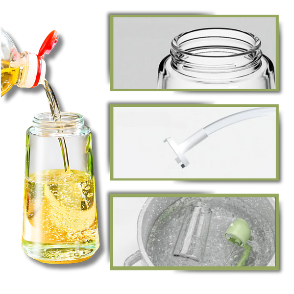 Oil Dispenser With Precise Control For Mess Free Cooking