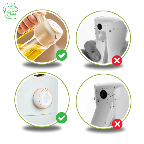 Oil Dispenser With Precise Control For Mess Free Cooking