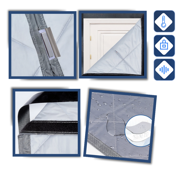 Energy Saving Lightweight Door Curtain For All Season Comfort