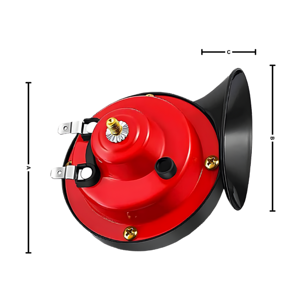All Weather Vehicle Horn With Adjustable Volume For Strong Alerts