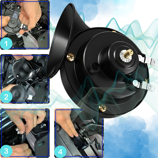 All Weather Vehicle Horn With Adjustable Volume For Strong Alerts