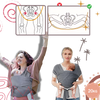 Ergonomic Baby Sling With Breathable Fabric for Natural Positioning