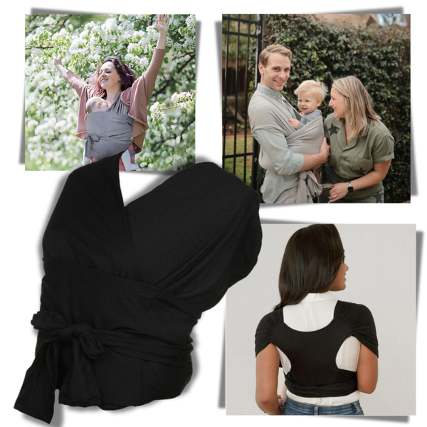 Ergonomic Baby Sling With Breathable Fabric for Natural Positioning