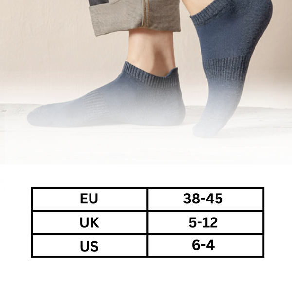 Men's Ankle Socks With Moisture Control And Gentle Stretch