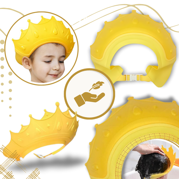 Tear Free Baby Bath Cap With Adjustable Comfort Fit For Gentle Bath Time