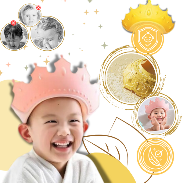 Tear Free Baby Bath Cap With Adjustable Comfort Fit For Gentle Bath Time