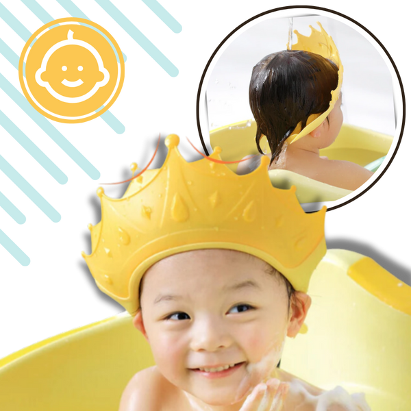 Tear Free Baby Bath Cap With Adjustable Comfort Fit For Gentle Bath Time