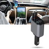 Expandable Car Power Dock With Dual Retractable Cables For Fast Charging