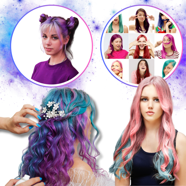 Vibrant Temporary Hair Color Wax For Quick Dry And Washable Style