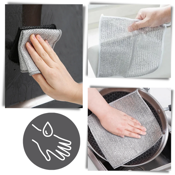 Eco Friendly Thick Absorbent Cleaning Cloth For Fast Drying And Hygienic