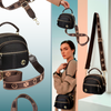 Vegan Leather Sling Bag With Water Resistant Lightweight Design